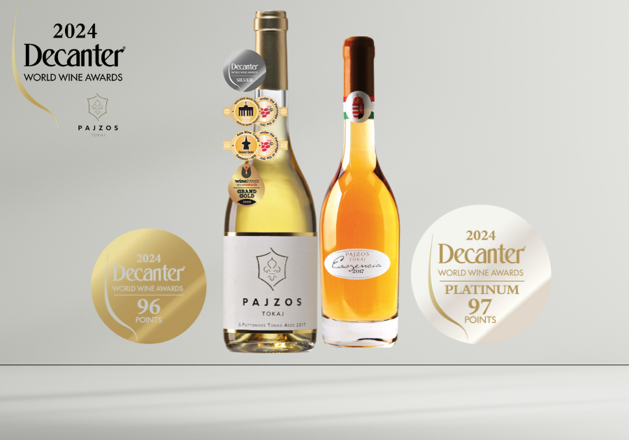 Platina és arany díj a 2024-es Decanter World Wine Awards versenyen